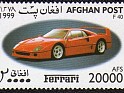 Afghanistan 1999 Ferrari 20000 AFS Multicolor